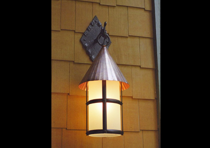 'Toxaway Lanterns' — forged iron, copper