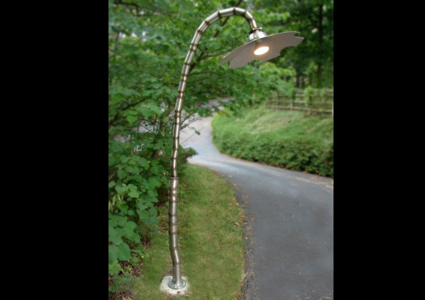 Driveway light — stainless steel, aluminium